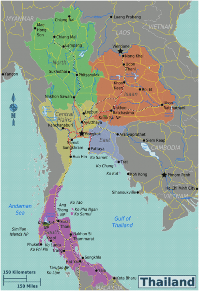 Landkarte Thailand - Regionen.png