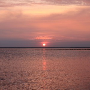 Insel Borkum, Sonnenuntergang