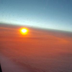Blick aus dem Flugzeugfenster :-)