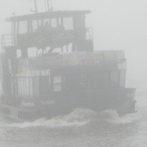 Nebel auf der Elbe